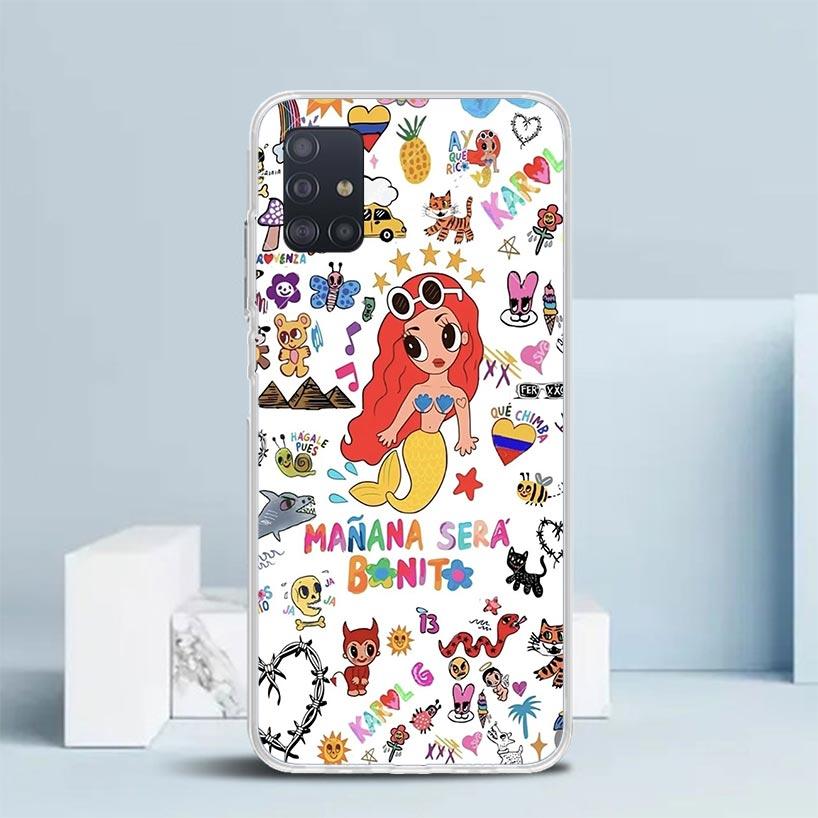 Karolg M-Manana Sera B-Bonito Мягкий чехол для Samsung Galaxy S25 Edge S26 S24 S23 Ultra Чехол для телефона S22 S21 Plus S20 FE Печать узор