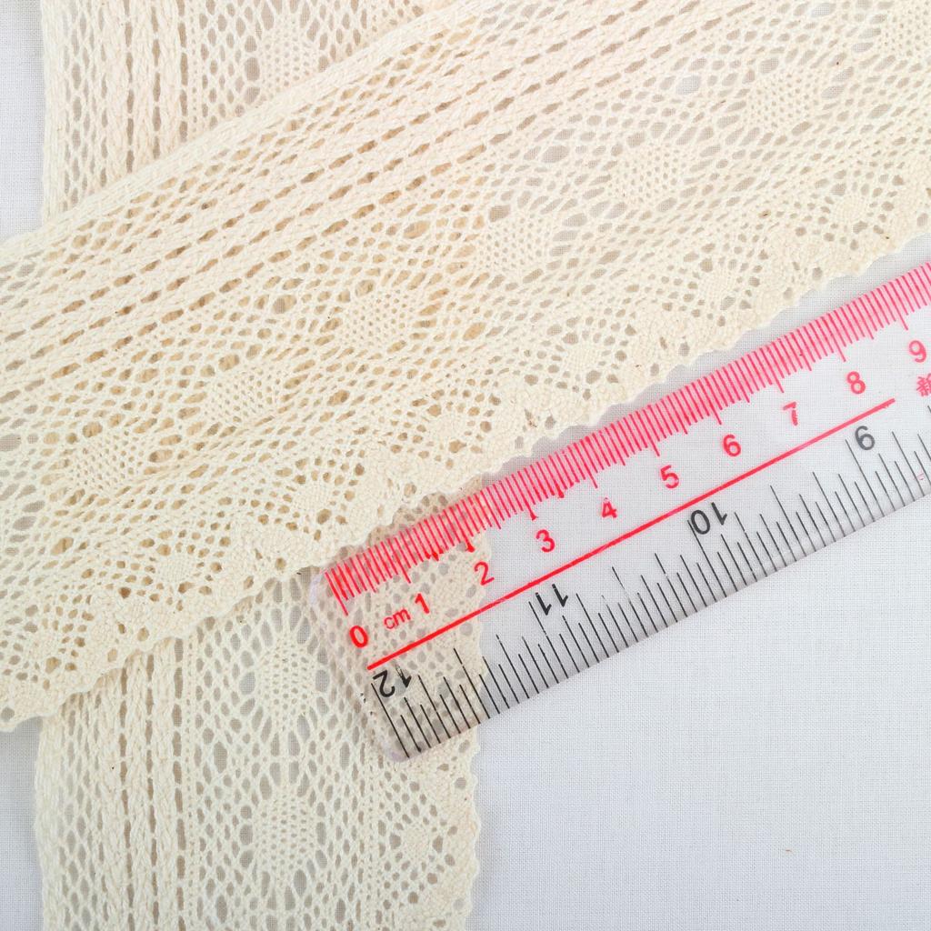 Хлопковое кружево Ажурное кружево DIY Домашний текстиль Аксессуары для одежды Штора Кружево для дивана Белый
