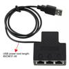 3 в 1 100 Мбит/с Ethernet-сплиттер-адаптер RJ45 Кабель LAN Сеть Интернет
