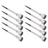 10Pcs Solar Lawn Lamp LED Landscape Garden Lights IP44 Waterproof Stainless Steel for Outside Yard