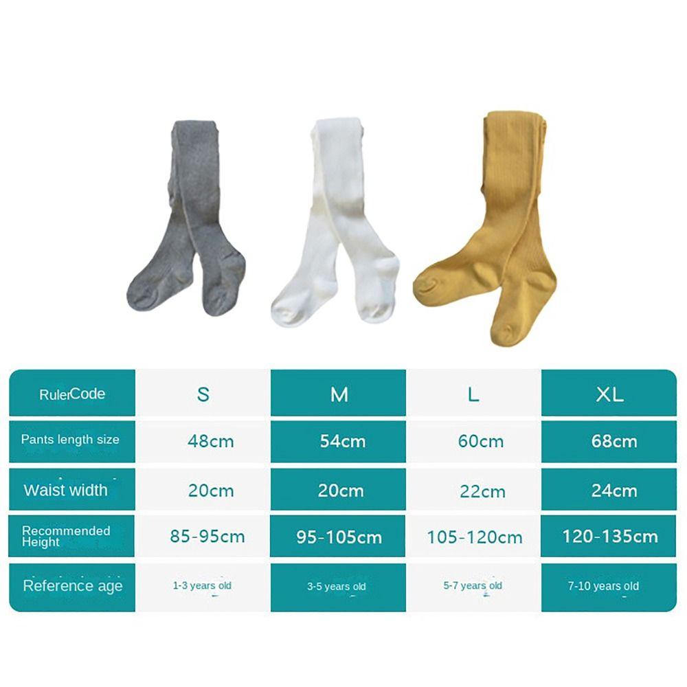 Solid Children Tights Soft Baby Leggings 2023 New Kids Stocking  Spring Autumn
