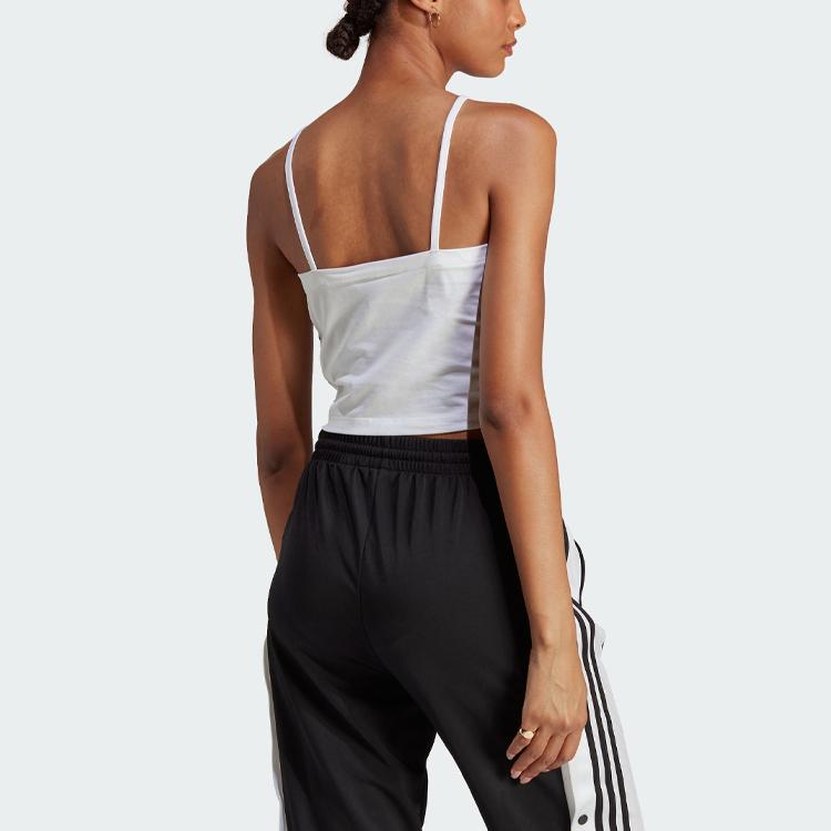 adidas Женский топ-майка Adicolor Classics Белый Черный IB7303