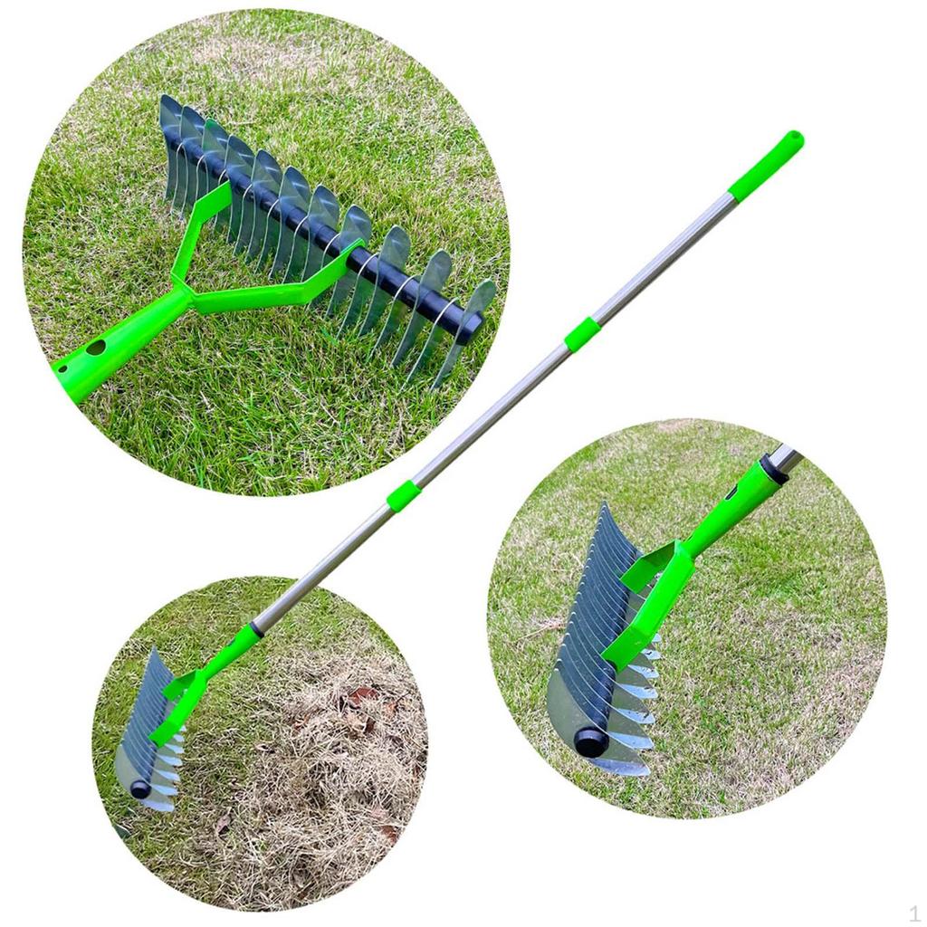 Heavy Steel Duty Rake Lawn For Effective Grass Maintenance