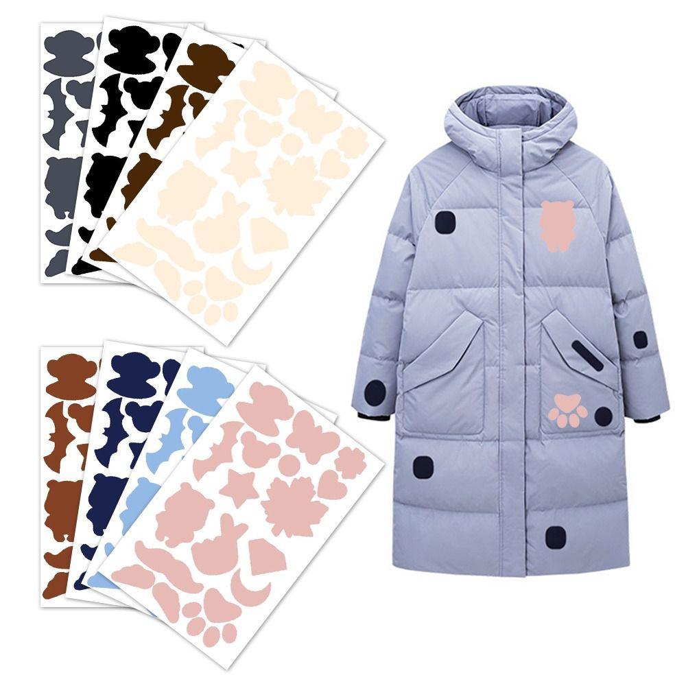 Colorful Jacket Repair Apparel Applique Elbow Patche Sewing-on Fabric Iron On Patches Clothes