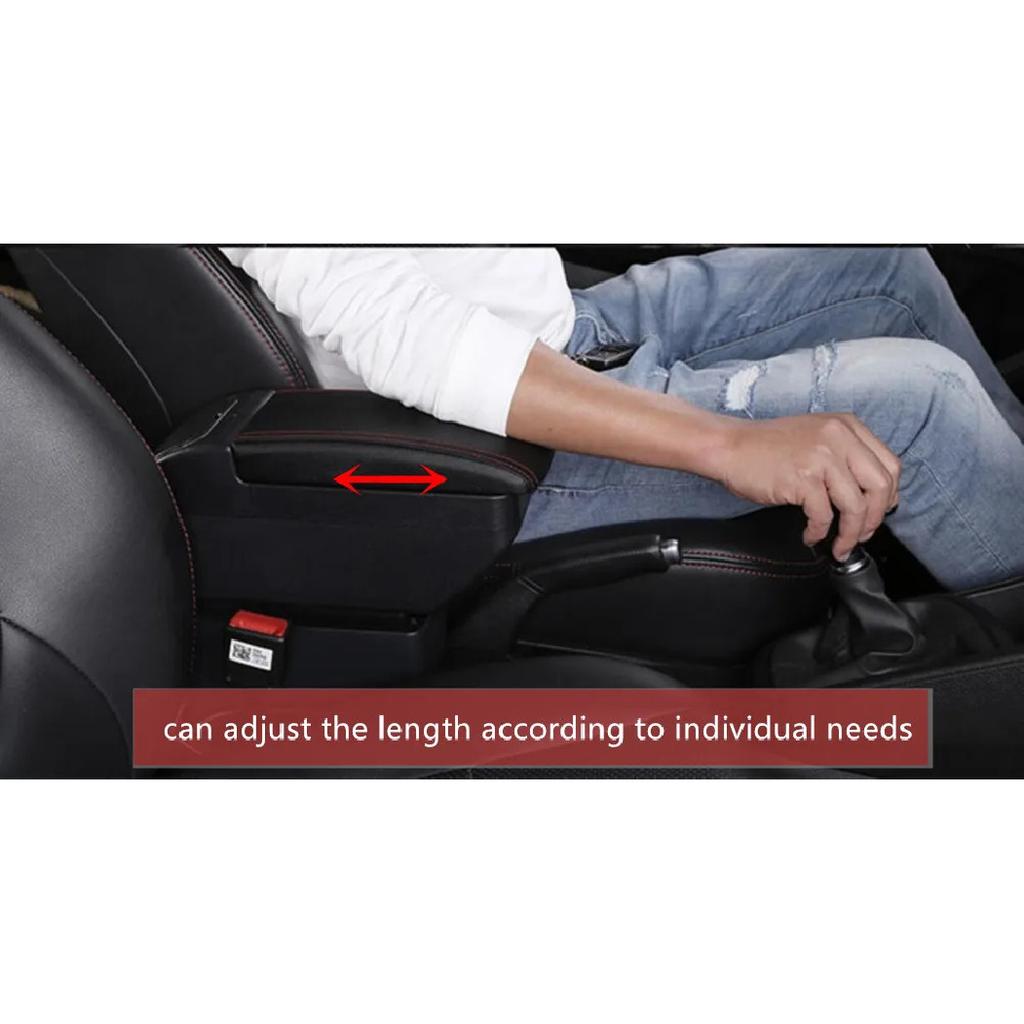 For Toyota Aygo BJ Armrest Box for Citroen C1 Peugeot 107 Armrest Box Store Box Cup Holder Dedicated Retrofit Car Accessories