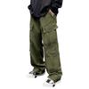 Мужские комбинезоны, повседневные брюки с несколькими карманами и завязками, походные брюки, хлопковые саржевые брюки