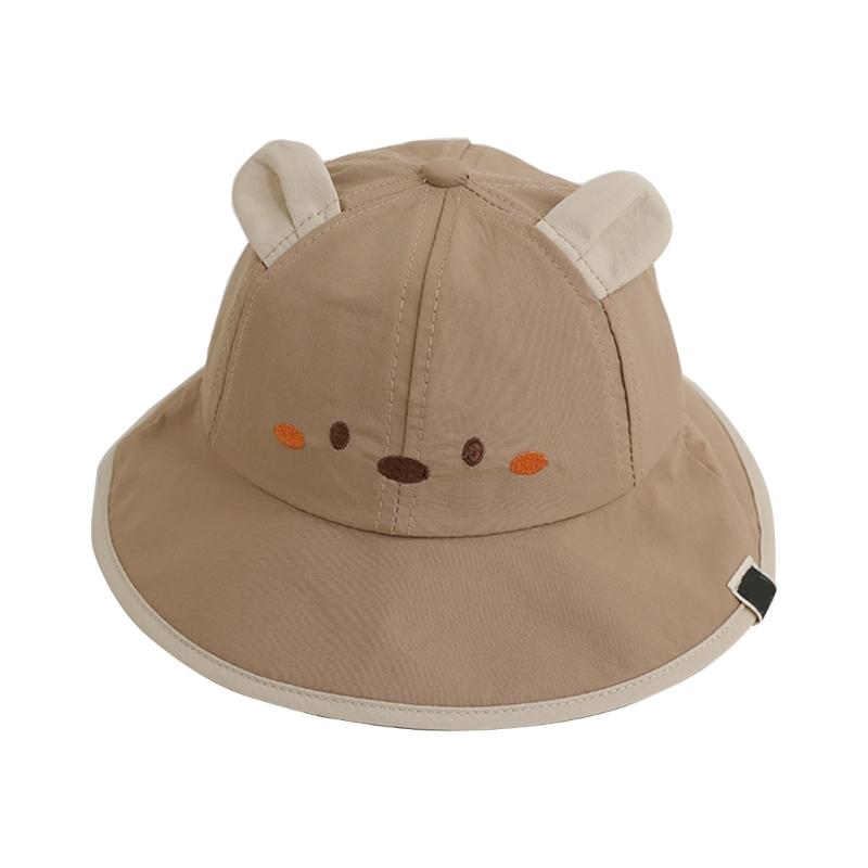 Baby Bucket Hat Spring Summer Casual Sun Protections Hats Lovely Infant Toddlers Basin Caps Windproof Headwear