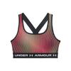 Letter Print U-Shaped Striped Sports Bra Women Underwear Black 1361042-002