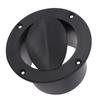 Boat Livewell Vent Improved Airflow Boat Marine Round Air Outlet Vent for Pontoon Kayak Black