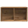 VidaXL Boîtes de rangement LP chêne artisanal bois ingénierie, table pour tourne-disque, meuble de rangement pour LP, 855787
