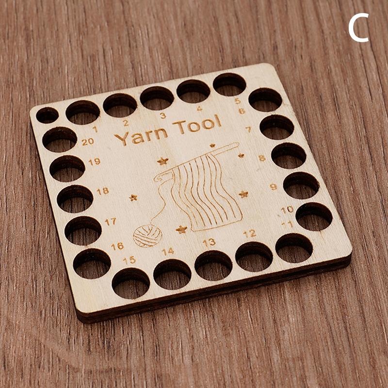 Деревянная спица линейка калибр калькулятор для вязания линейка плотности ткачество своими руками измерительные инструменты линейка для вязания принадлежности для шитья