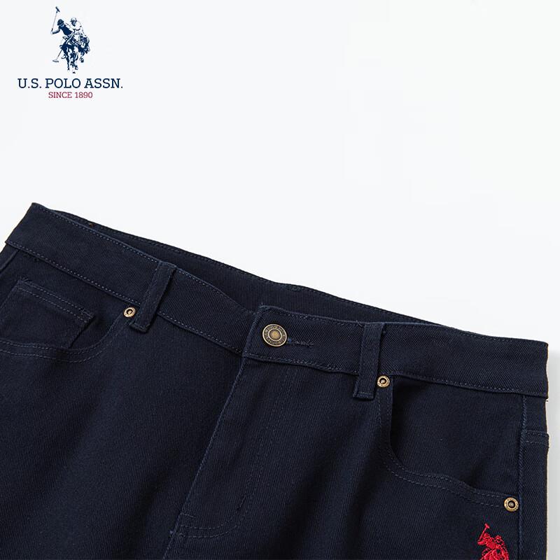 U.S. Polo Assn. Мужские повседневные джинсы свободного прямого кроя
