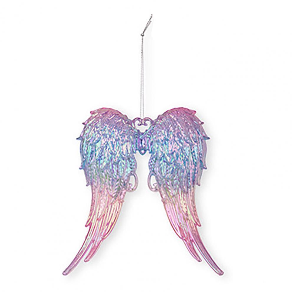 Tree Ornament Festive Winter Acrylic Christmas Ornaments Colorful Snowflake Ballerina Dancer Feather for Xmas Tree Decor