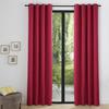 Set of 2 Thermal Blackout Curtains Chili Pepper 140 X 260 Cm