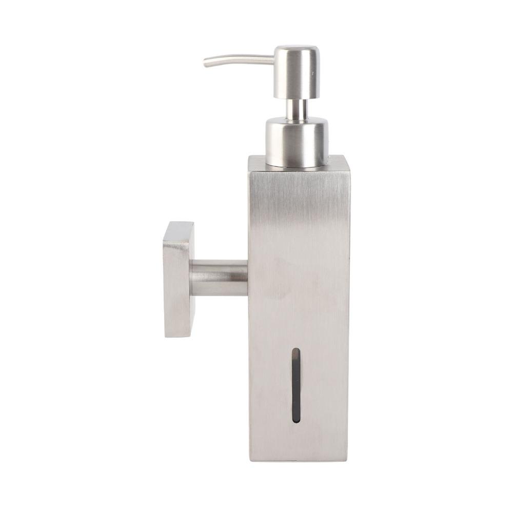 Square Shape Liquid Soap Dispenser Lotion Dispenser Bathroom Kitchen Public Restroom