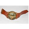 Compass Sundial Brass Watch Wrist Antique Vintage Nautical Leather Steampunk