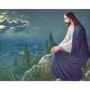 Diamond Painting Embroidery DIY Manual Craft Painting Mosaic Gift Jesus Is Thinking Diamond Wall Art