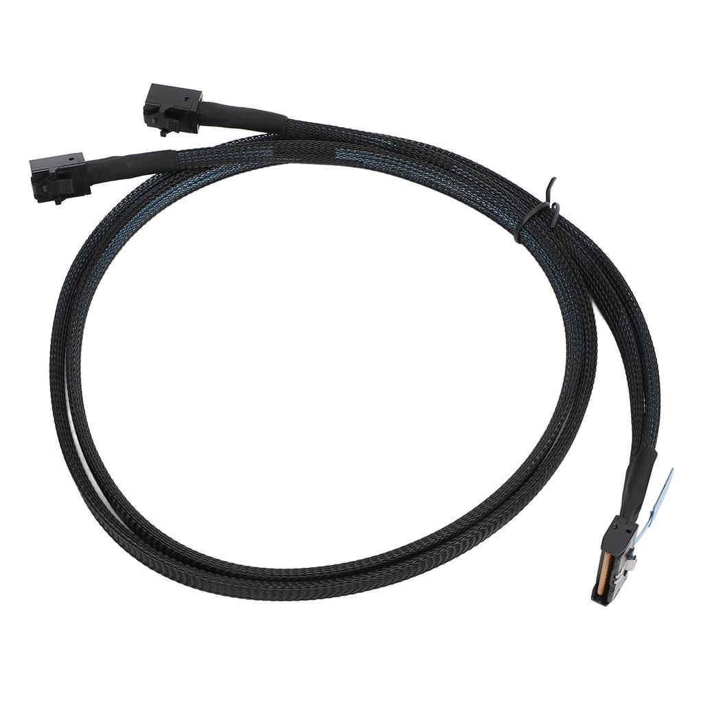 8i to 2 SFF 8643 Cable PCIe 5.0 32GT s for MCIO X8 to Mini SAS HD SFF 8643 Cord for Server Data Center 31.5in