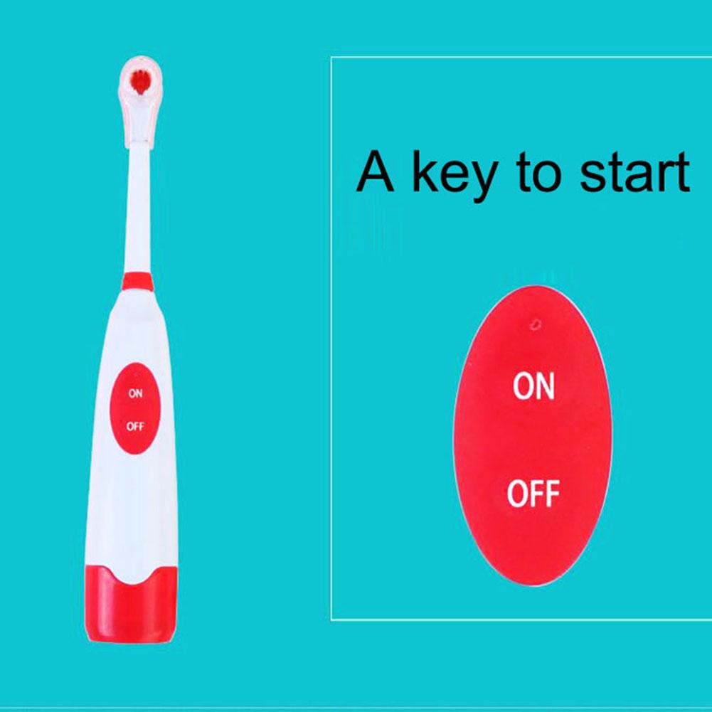 Вращающаяся электрическая двойная головка щетки, мягкая зубная щетка для волос, очиститель зубов, уход за полостью рта
