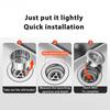 Stainless Steel Sink Drain Strainer Quick Drainage Anti-Clogging Food Catcher Basket Universal Press-Type Filter Sink Plugs for Kitchen