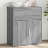VidaXL Buffet Sonoma Grey 60x31x70 Cm Engineered Wood, Storage Cabinet, Entryway Furniture, Accent Furniture, Furniture of 840469