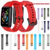 Для Honor Band 6 сменный силиконовый ремешок браслет сплошной цветной ремешок