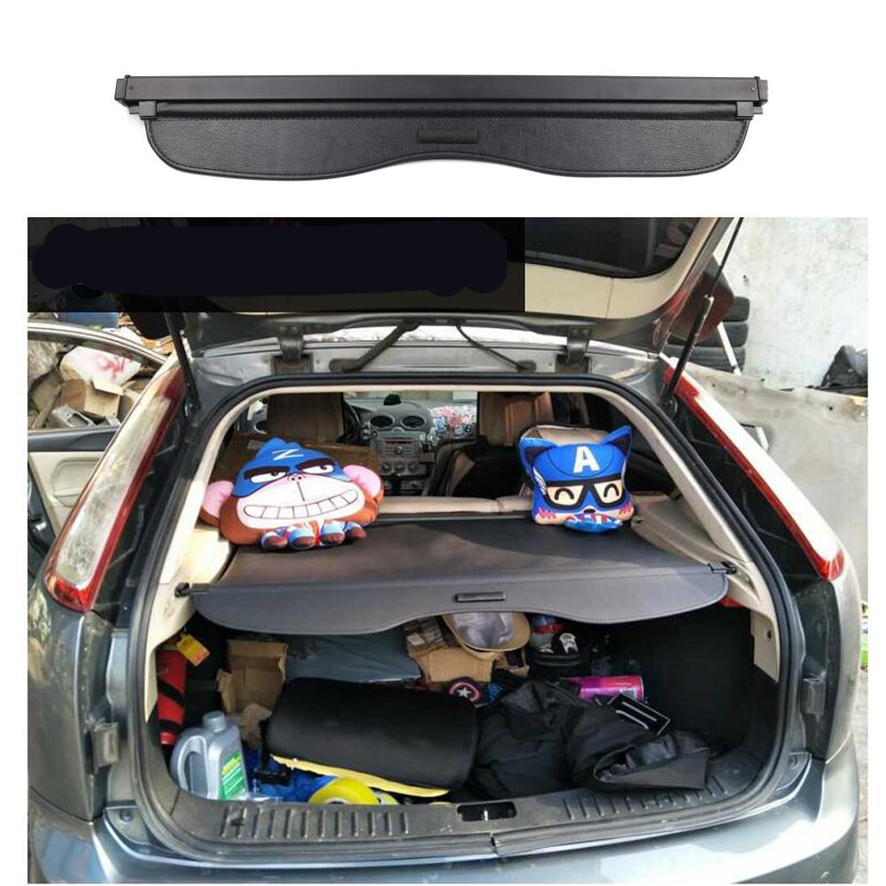 Защитный чехол для багажника автомобиля Ford Focus 2009-2012 года выпуска, хэтчбек с креплением на багажник, выдвижная шторка для багажника