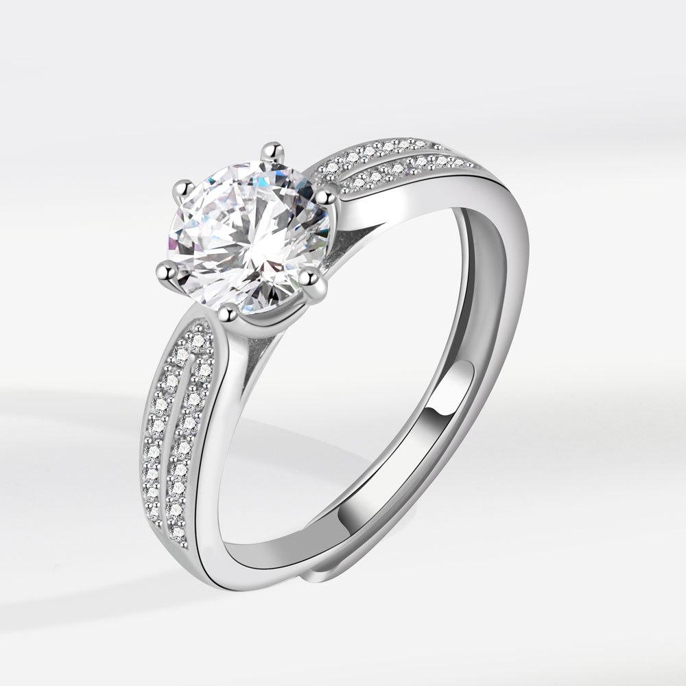 Классическое кольцо Lindon из медного сплава с цирконием, женские ювелирные изделия, свадебный подарок для вечеринки