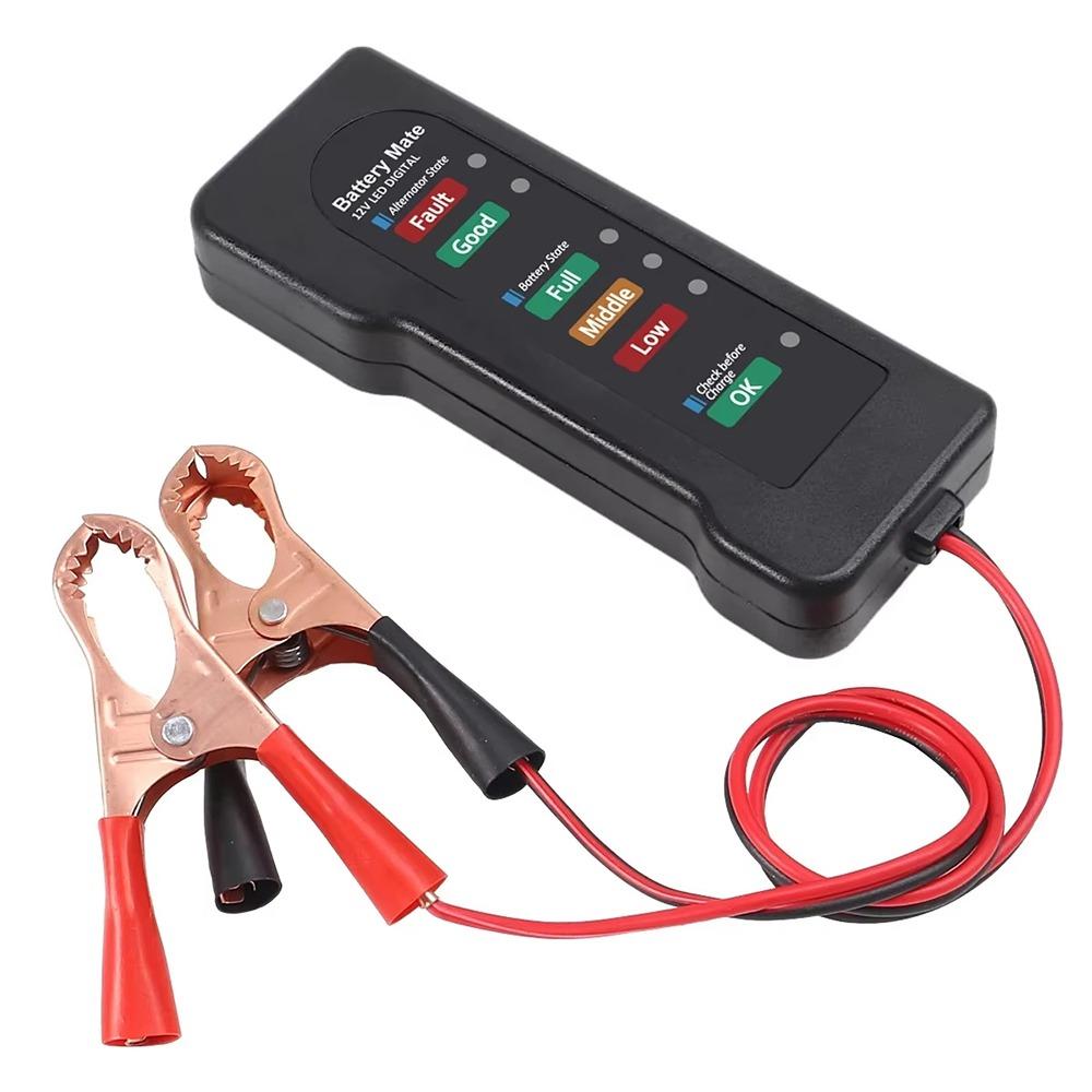 1Pcs 12V Battery Level Battery Tester Copper Wire Battery Checker Automobile Motorcycle