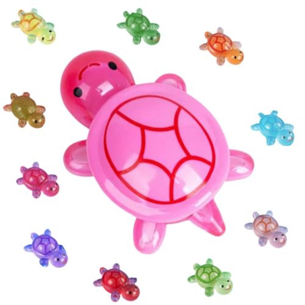100Pcs Glow-in-the-dark 3D Luminous Turtle DIY Miniature Figurines for DIY Hairpin Phone Case