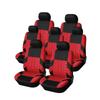 7PCS Front Car Seat Covers Universal Fit Most Car Covers with Tire Detail Suitable