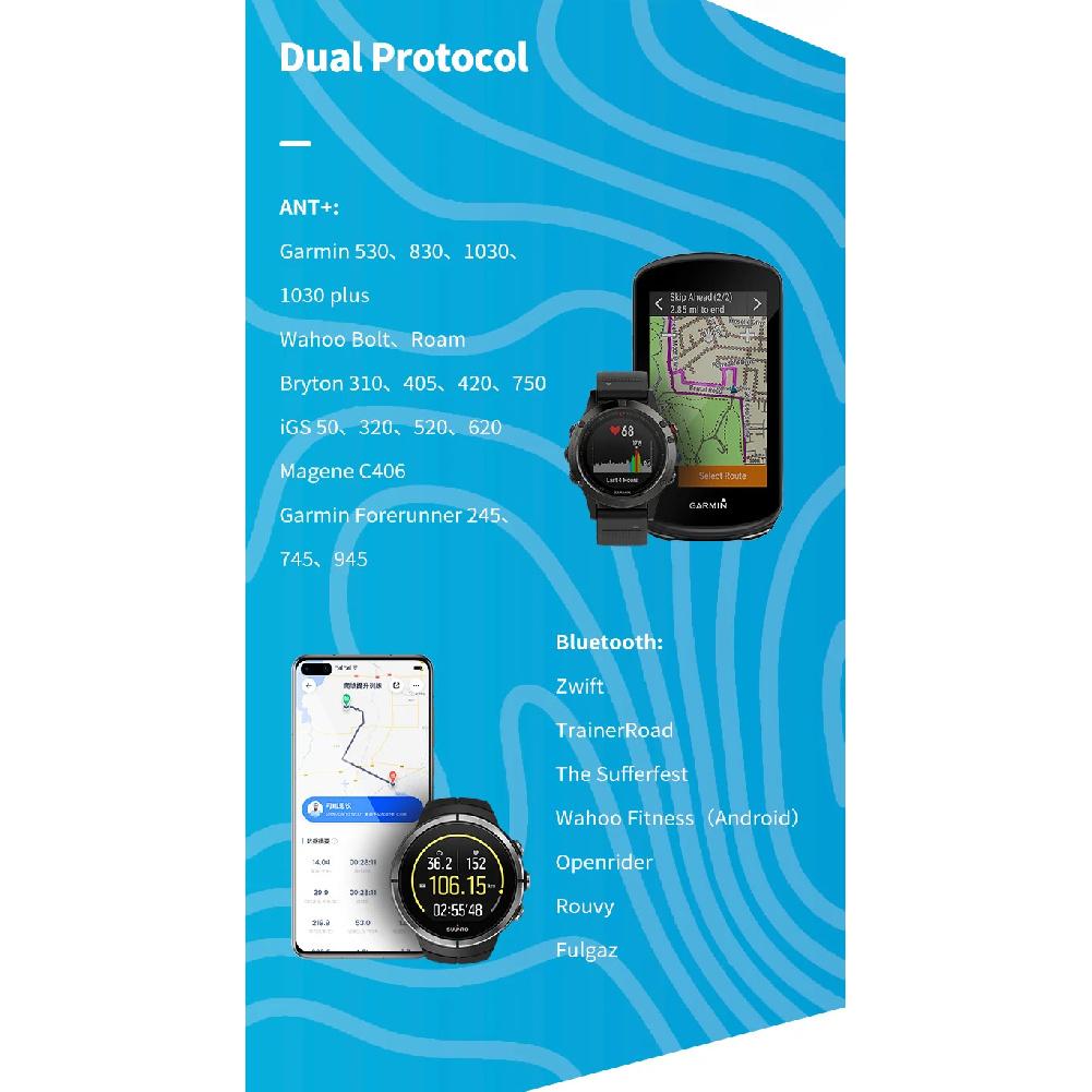 GEOID CS600 Датчик скорости и каденса IPX66 для велоспорта Беспроводной велокомпьютер Для GARMIN Bryton Wahoo Шоссейный велосипед MTB Совместимый