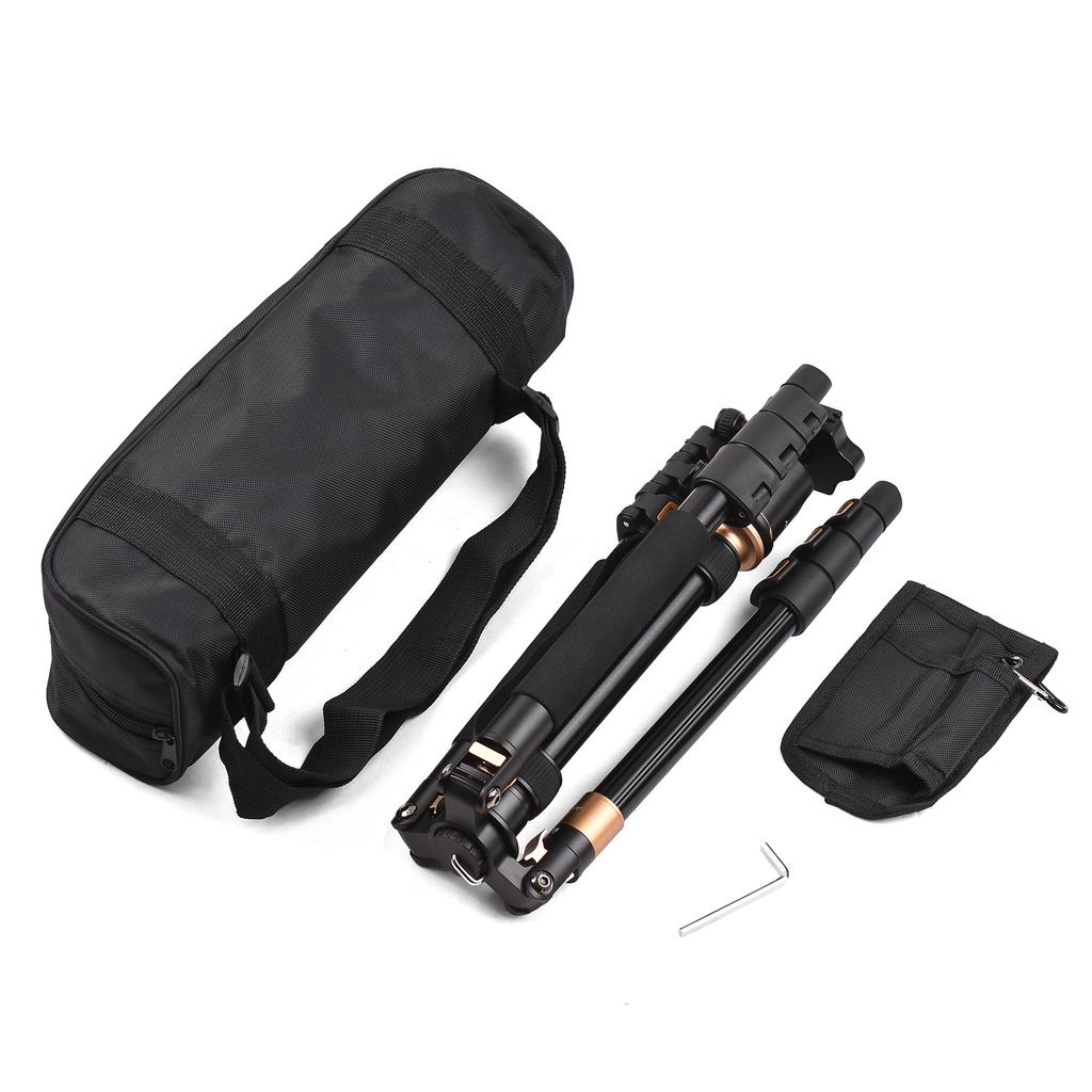 Andoer 140 см/55 дюймов дорожный штатив для камеры штатив из алюминиевого сплава со съемным моноподом