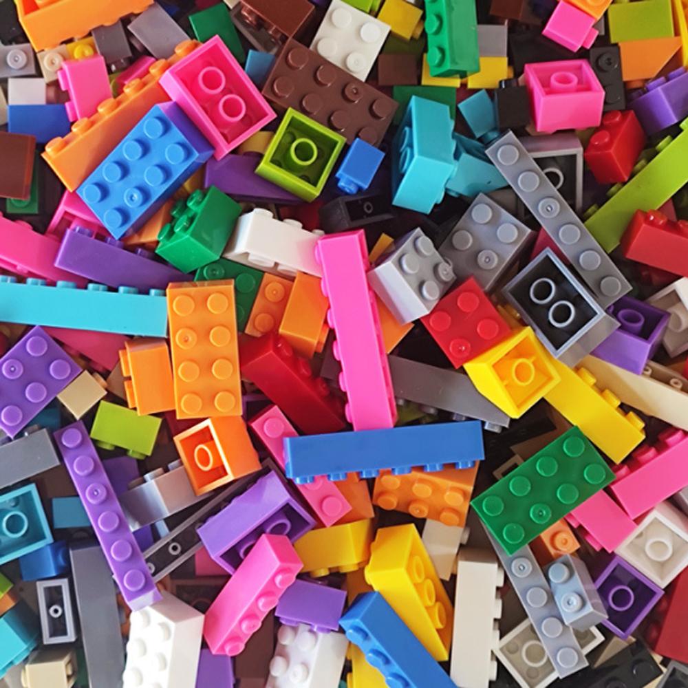 120/240 шт. Строительные блоки, набор, классические кирпичи, сортированные по цвету, блочная пластина, творческая игрушка, совместимая с Legoeds