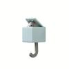 1pc Cute Cat Self Adhesive Wall Hook, Peeking Cartoon Animal No-Drill Sticky Hanger for Keys Towel Hat, Home Bathroom Decor Hook