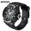 New Personalized Leisure Men's Electronic Watch Multi -functional Trend Trend Cool Watch Outdoor Sports Waterproof Watch