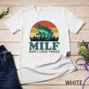 MILF-Man I Love Frogs Funny Saying Frog-Amphibian Lovers Unisex T-shirt