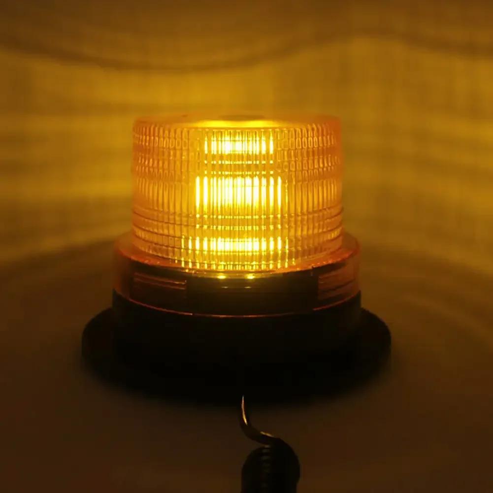 12 В автомобильный стробоскопический фонарь аварийный автомобильный вращающийся дорожный указатель мигающий маячок светодиодный оранжевый синий красный мигающий автомобильный предупреждающий фонарь