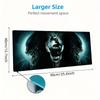 Alien Hunter Lace Solid Color Mouse Pad Large Gaming Table Cushion Non-slip Laptop Tablet Big Mousepad XXL Mat Mini PC Playmat With Lock edge