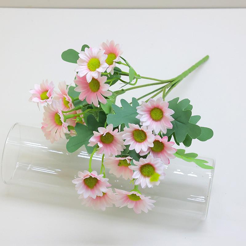 Miniature Faux Chamomile Flower Arrangement For Wedding Centerpieces Photo Shoots Home Decor
