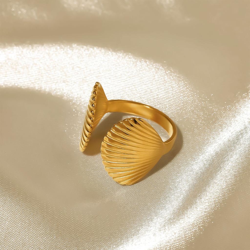 Модное женское кольцо из 1 части Женское кольцо Металлическое кольцо Глянцевое кольцо Металлическое кольцо Праздничный подарок