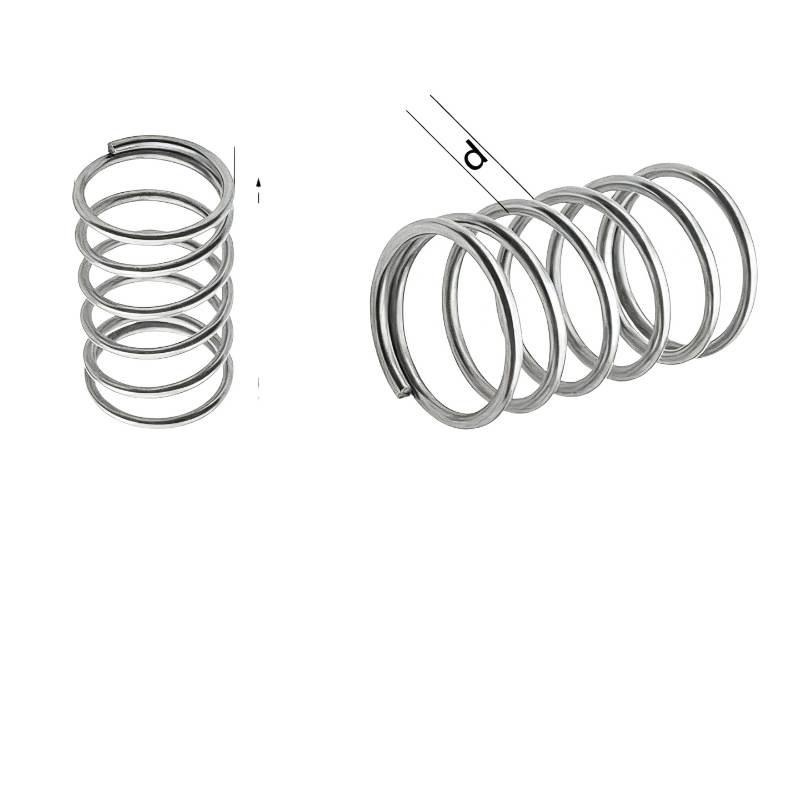 Пружины сжатия серии SUT-D (Размеры: 4-20, Длины: 5-45)