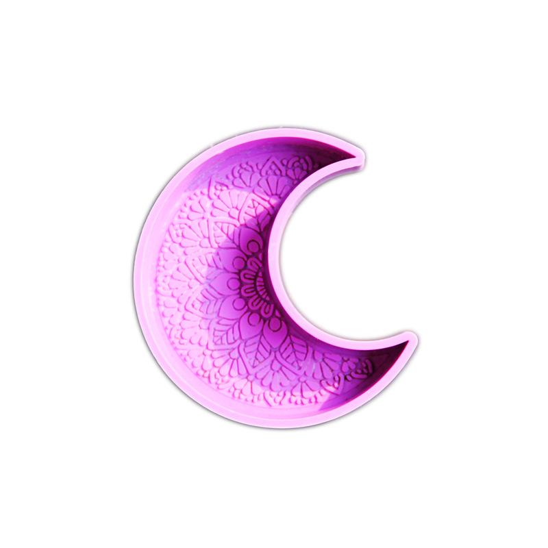 Силиконовая форма для свечей со звездным ароматом, 3D-мандала, полумесяц, арочная гипсовая форма, Ид Мубарак, Рамадан, декор, инструменты для изготовления украшений