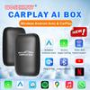 3 в 1 Smart Box беспроводной Carplay Android Auto адаптер проводной Android Auto Cars Smart Ai Box WiFi TF карта для Netflix Youtub
