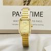 Fashion Women's Watches Luxury Square Gold Alloy Ladies Quartz Wristwatches Simple Elegant Watches Women Clock Reloj Mujer
