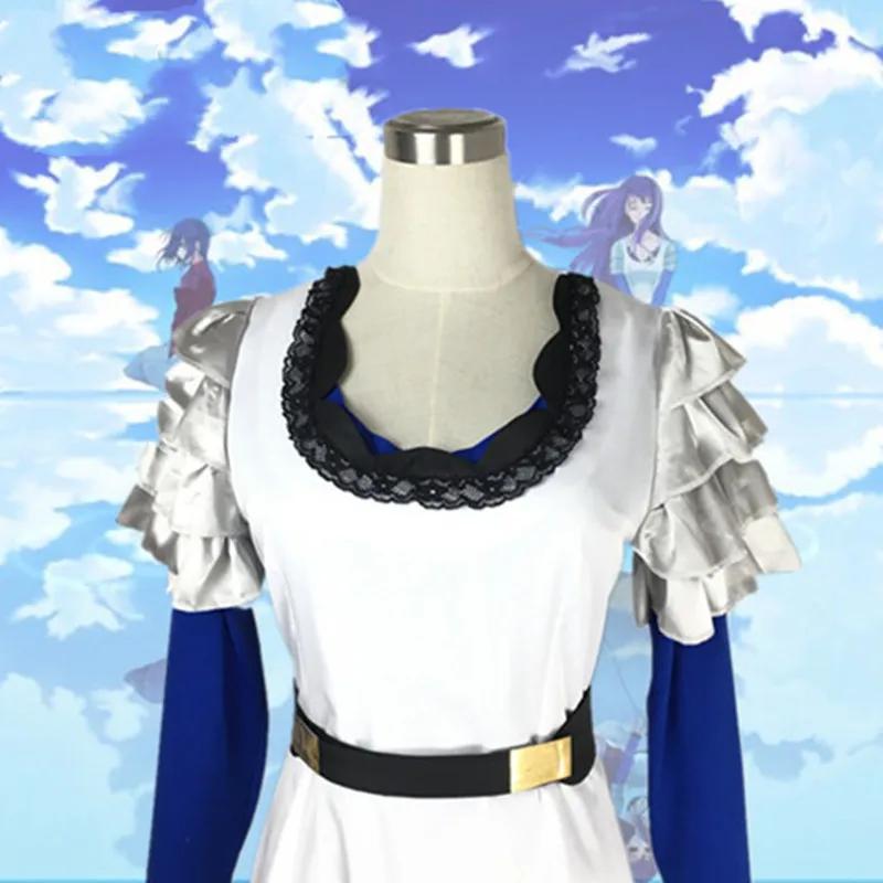 Аниме Токийский Гуль Камиширо Ризе Косплей Костюм Белое Платье с Длинными Рукавами Парик Очки Взрослая Женщина Сексуальный Карнавальный Костюм