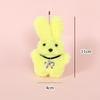 Cartoon Cute Rabbit Plush Pendant Keychain  Kawaii Keychain Creative Backpack Hangings Decoration Accessories Gifts