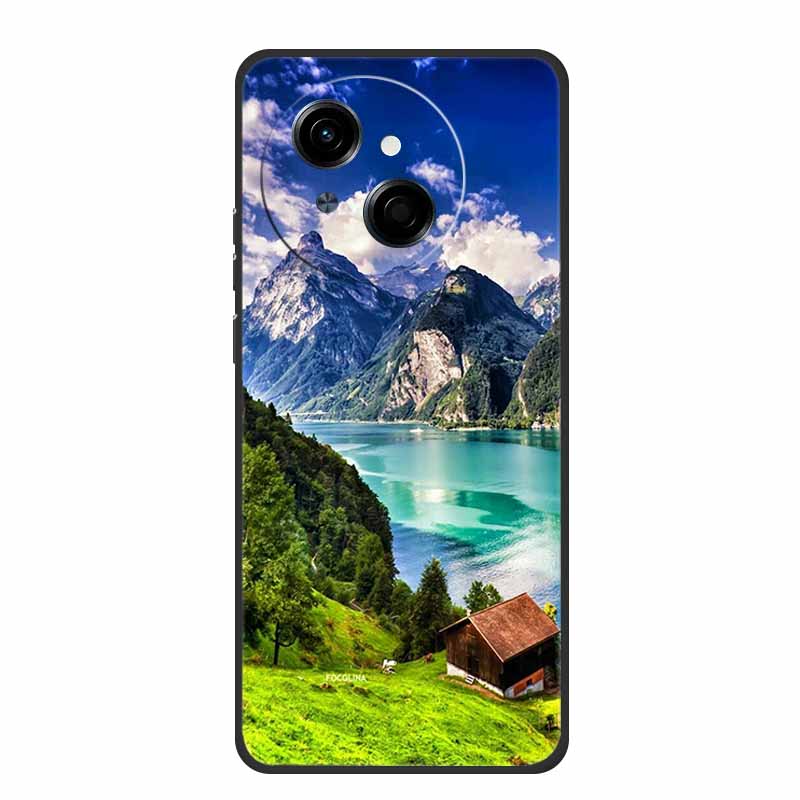 Phone Case For Tecno Spark Go 1 S Back Cover Case 6.67" Black Silicone Soft TPU Coque For Tecno Spark Go 1S Case Go1S Funda Para