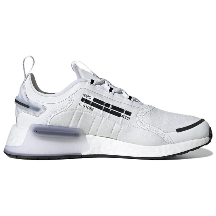 Adidas NMD_V3 Белые Черные Мужские Кроссовки Облачно-Белые Основной-Черный FZ5965