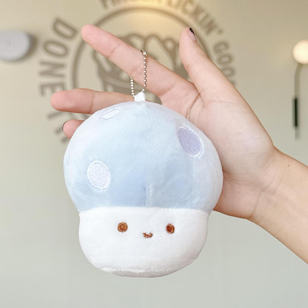 Mushroom Plush Pendant Toy - Claw Machine Prize, Street Stall Gift, Wedding Ring Toss Doll